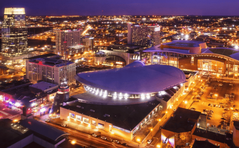 Where is Bridgestone Arena in Nashville?