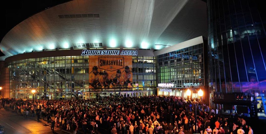 Where Bridgestone Arena in Nashville