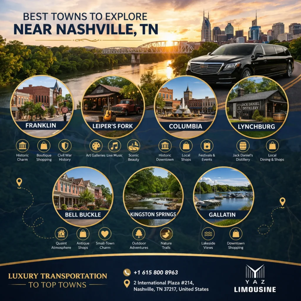 Top Towns To Explore Near Nashville, TN